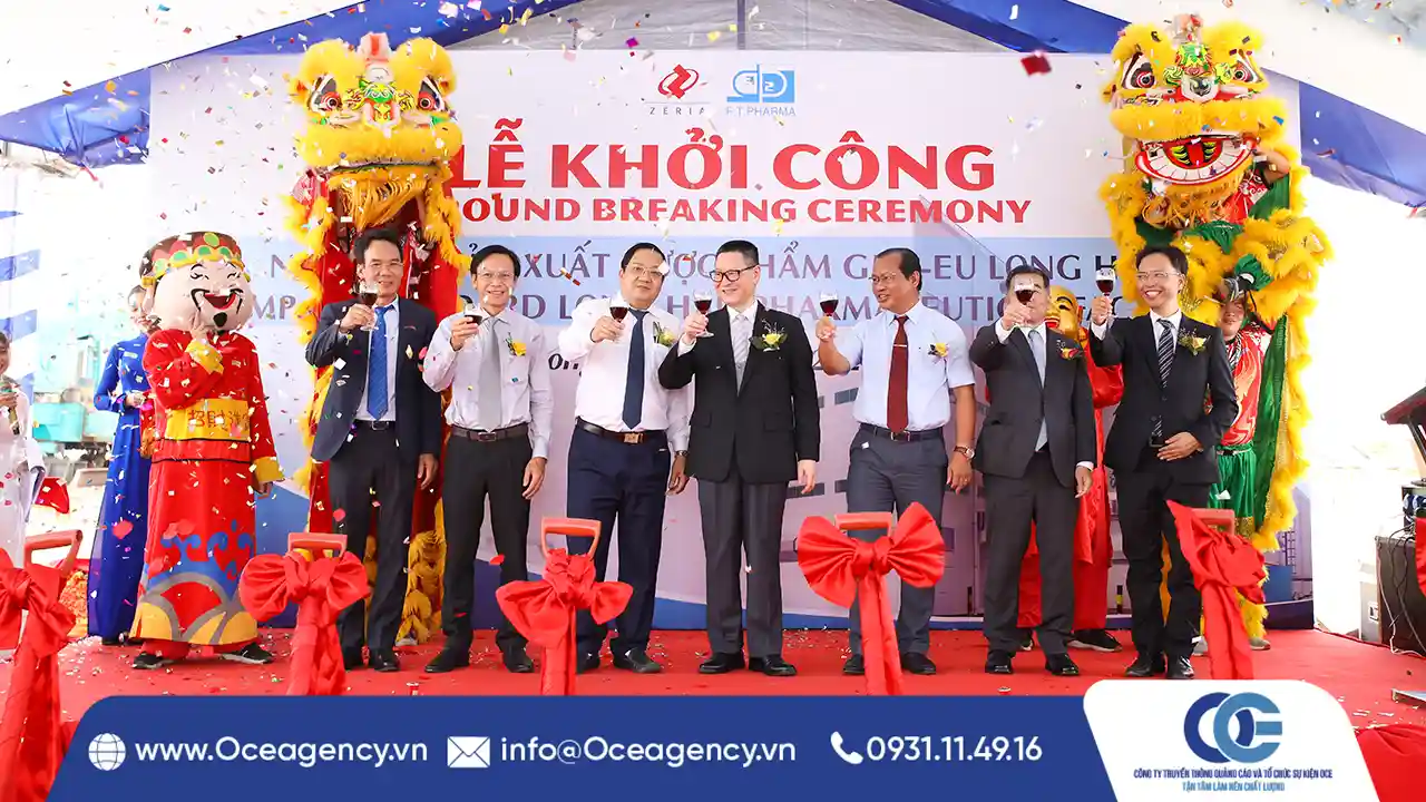 Tổ Chức Lễ Khởi Công Nhà Máy Dược Phẩm GMP-EU Long Hậu