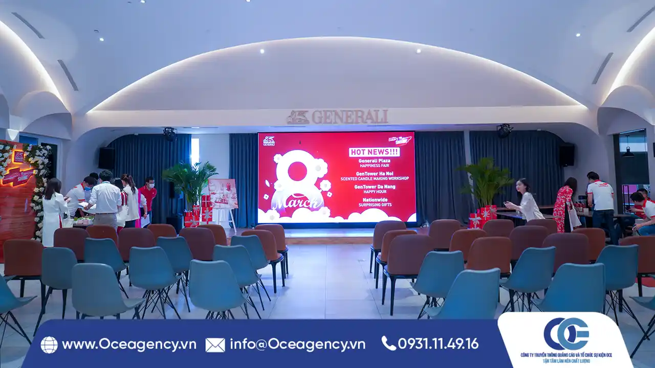 TỔ CHỨC SỰ KIỆN QUỐC TẾ PHỤ NỮ TẠI GENERALI VIỆT NAM
