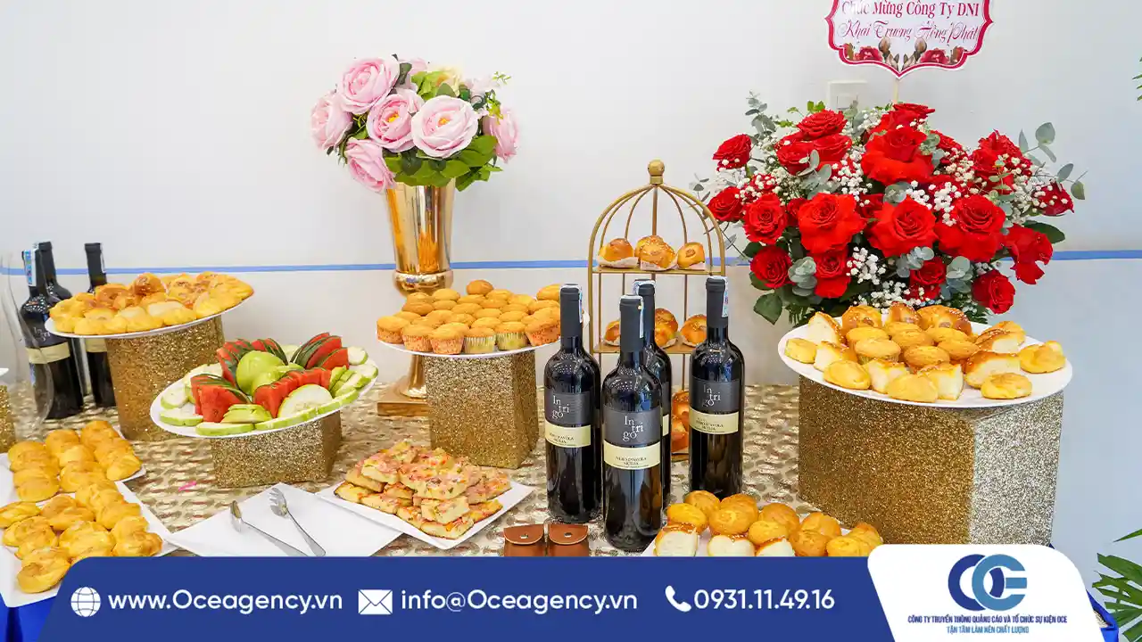 TỔ CHỨC SỰ KIỆN KHAI TRƯƠNG CÔNG TY TƯ VẤN ĐẦU TƯ DNI