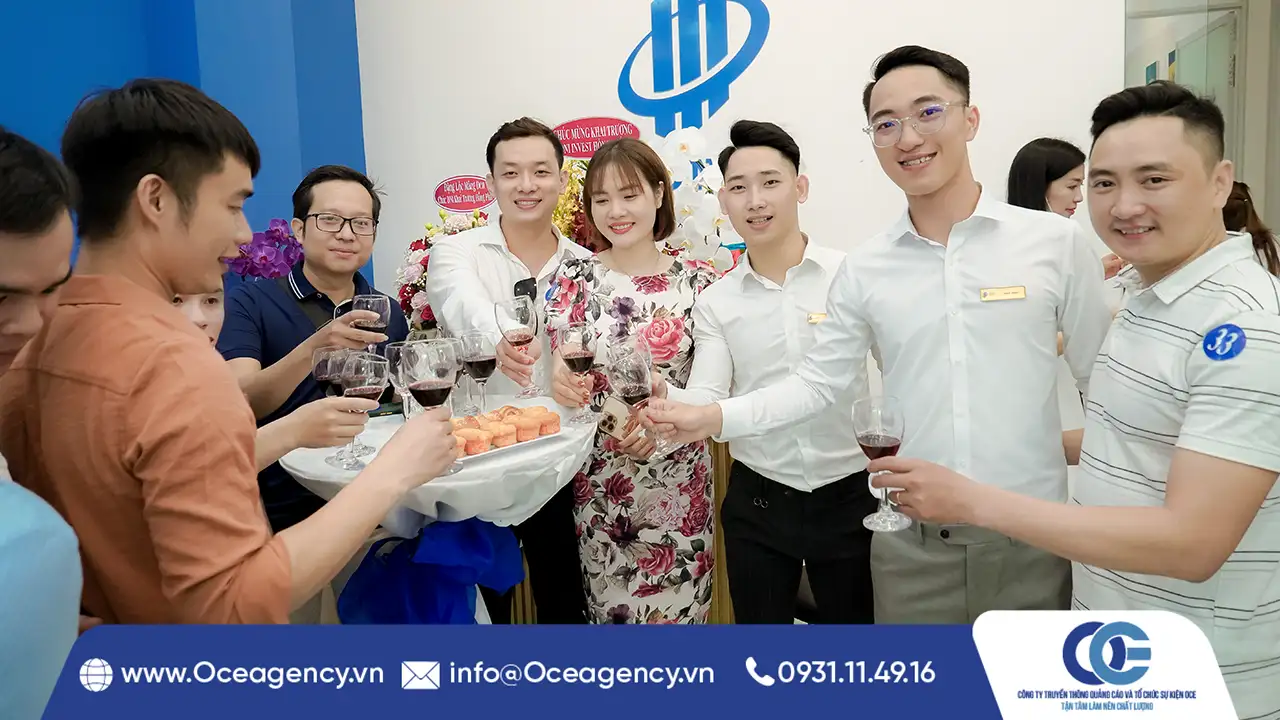 TỔ CHỨC SỰ KIỆN KHAI TRƯƠNG CÔNG TY TƯ VẤN ĐẦU TƯ DNI