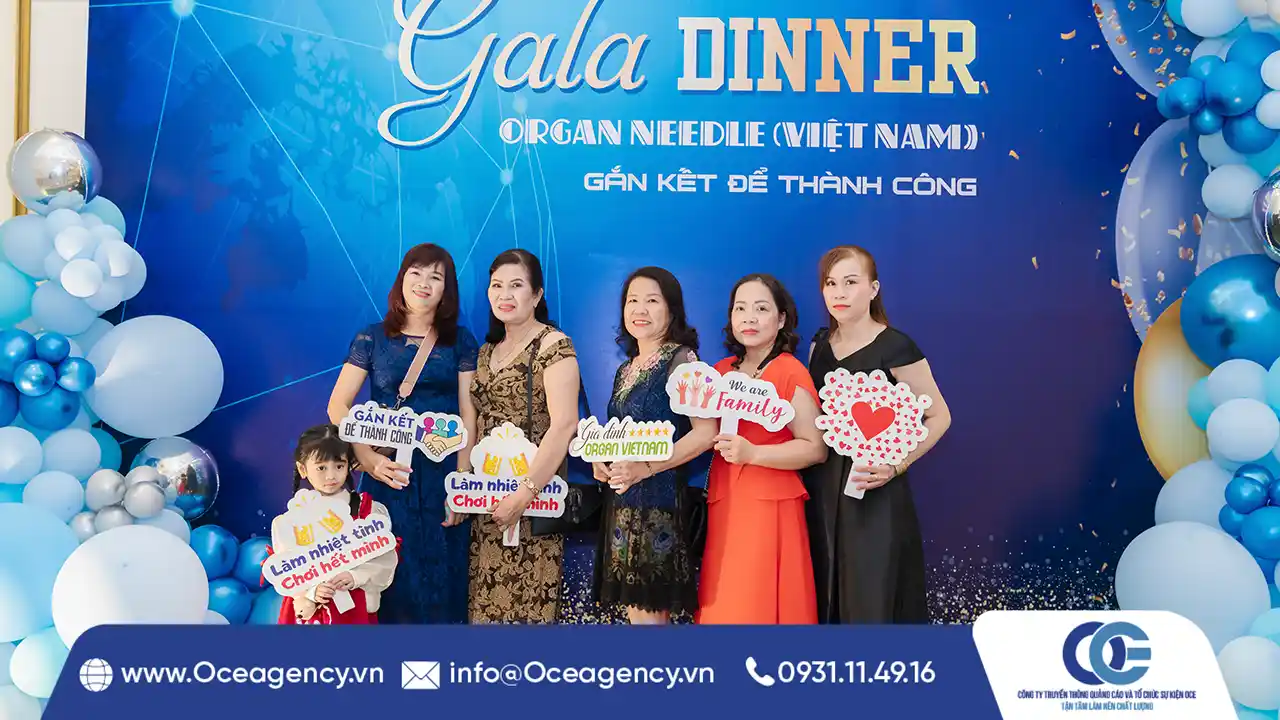 TỔ CHỨC SỰ KIỆN GALA DINNER ORGAN NEEDLE