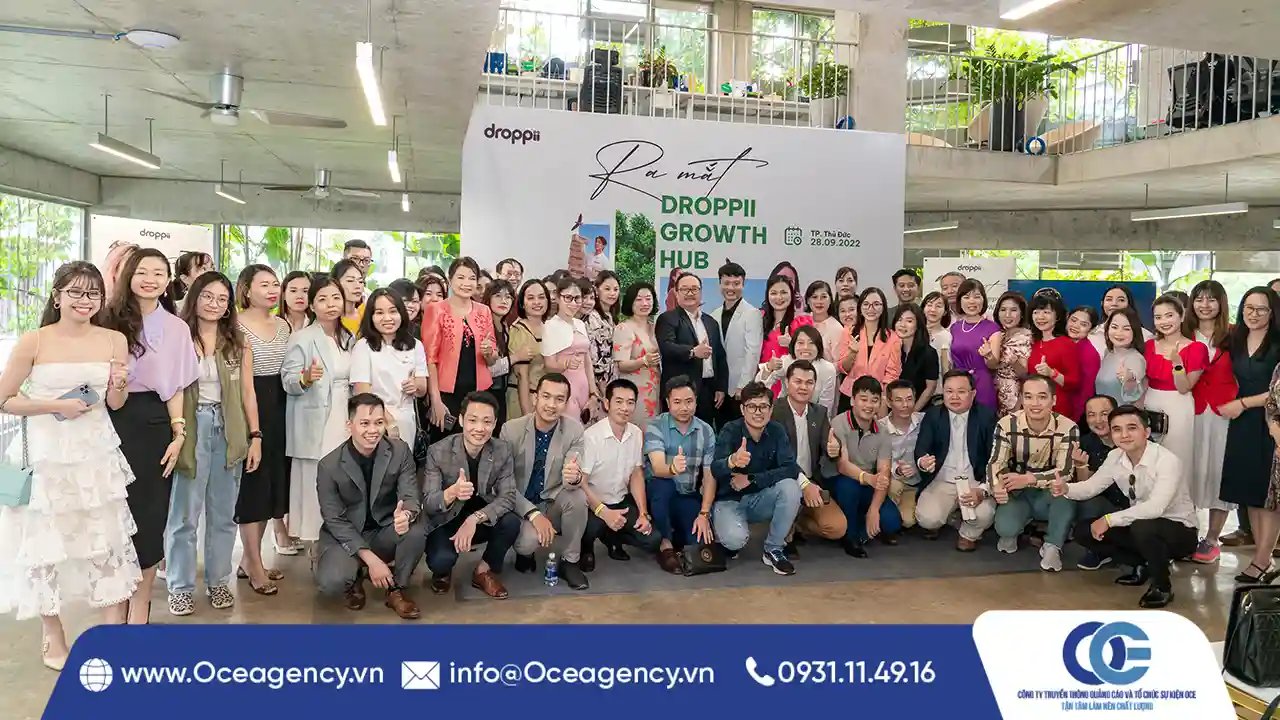 TỔ CHỨC SỰ KIỆN RA MẮT DROPPII GROWTH HUB