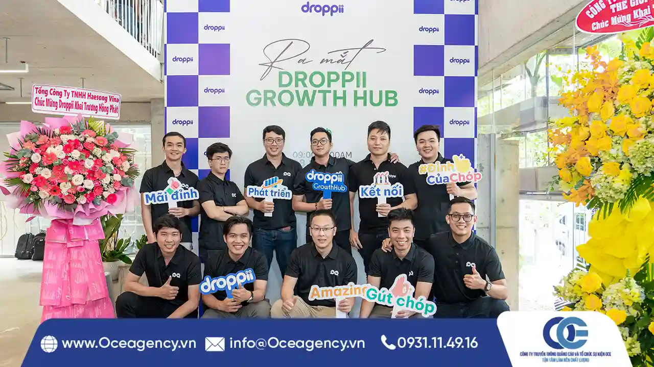 TỔ CHỨC SỰ KIỆN RA MẮT DROPPII GROWTH HUB