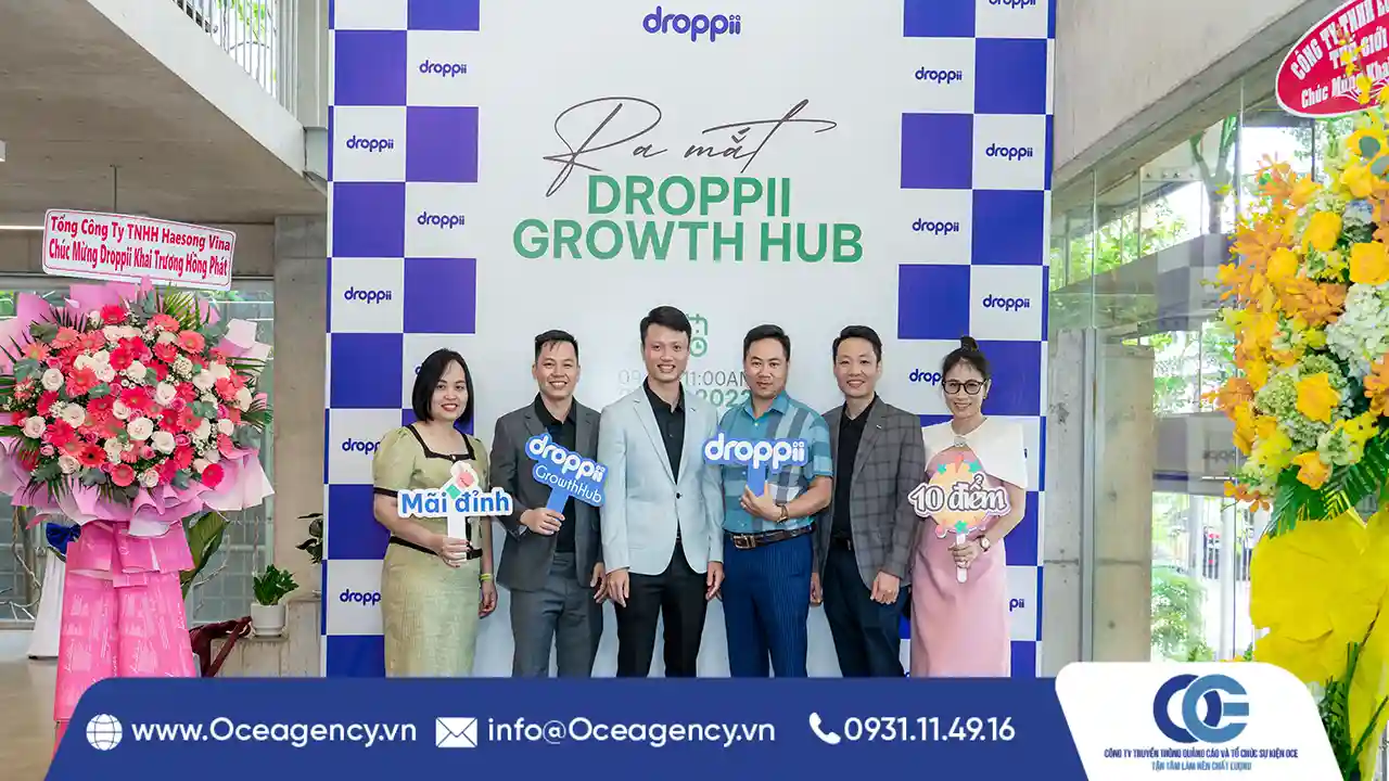 TỔ CHỨC SỰ KIỆN RA MẮT DROPPII GROWTH HUB