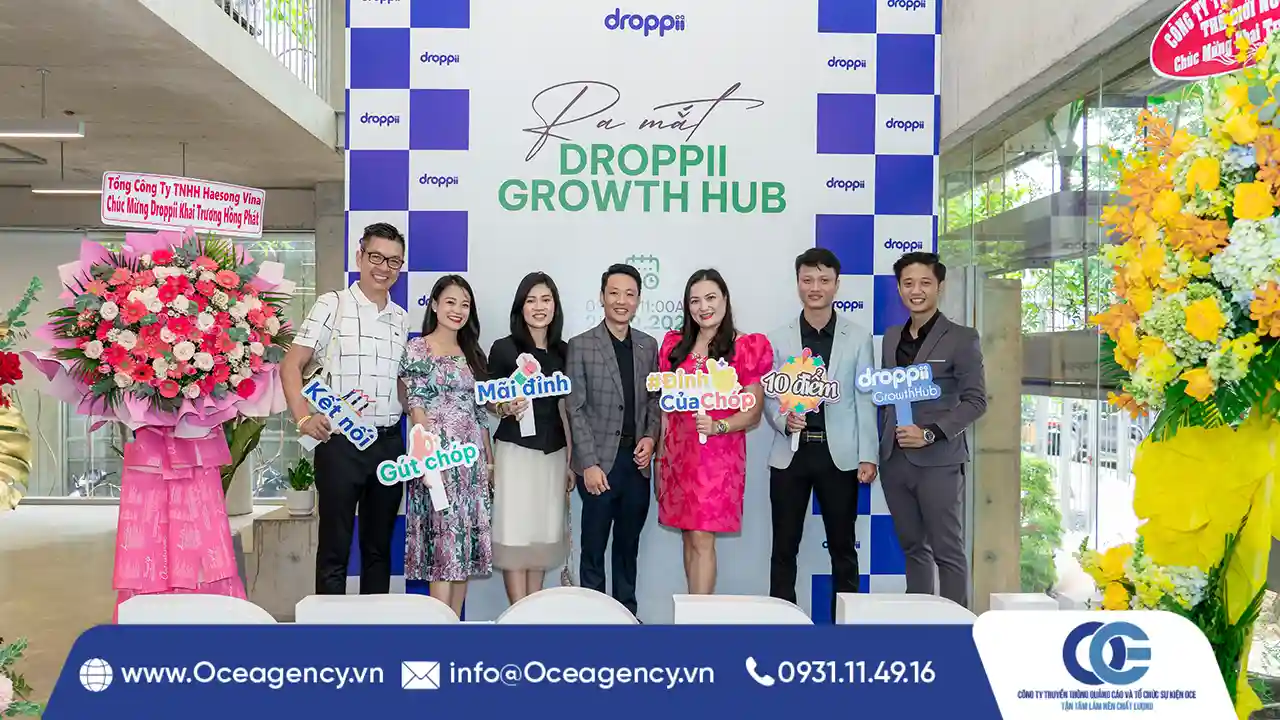TỔ CHỨC SỰ KIỆN RA MẮT DROPPII GROWTH HUB