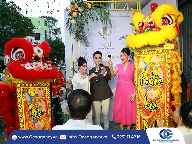 TỔ CHỨC SỰ KIỆN KHAI TRƯƠNG CỬA HÀNG TRANG SỨC WII