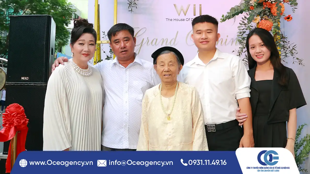 TỔ CHỨC SỰ KIỆN KHAI TRƯƠNG CỬA HÀNG TRANG SỨC WII