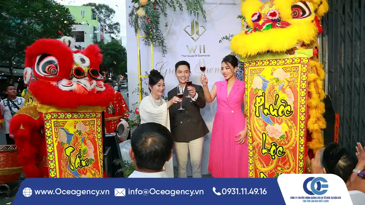 TỔ CHỨC SỰ KIỆN KHAI TRƯƠNG CỬA HÀNG TRANG SỨC WII