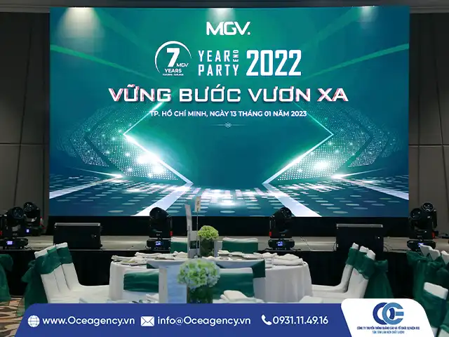 TỔ CHỨC TẤT NIÊN & KỶ NIỆM 7 NĂM THÀNH LẬP CÔNG TY MGV