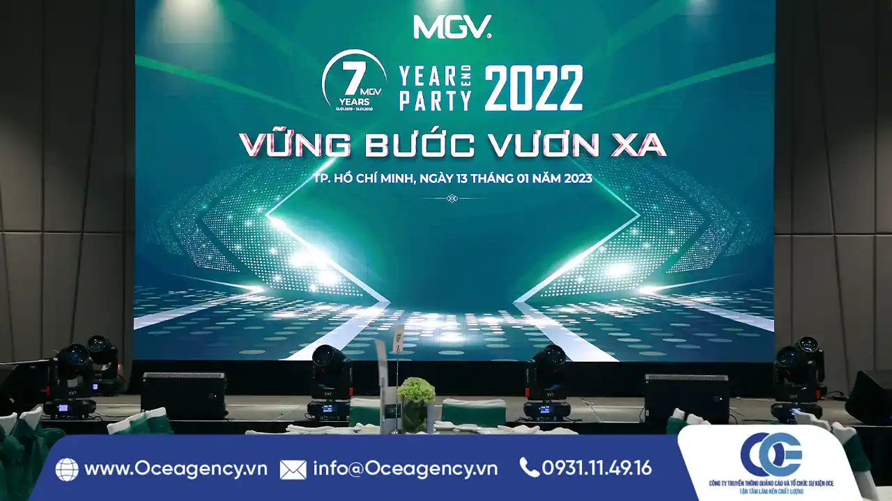 TỔ CHỨC TẤT NIÊN & KỶ NIỆM 7 NĂM THÀNH LẬP CÔNG TY MGV