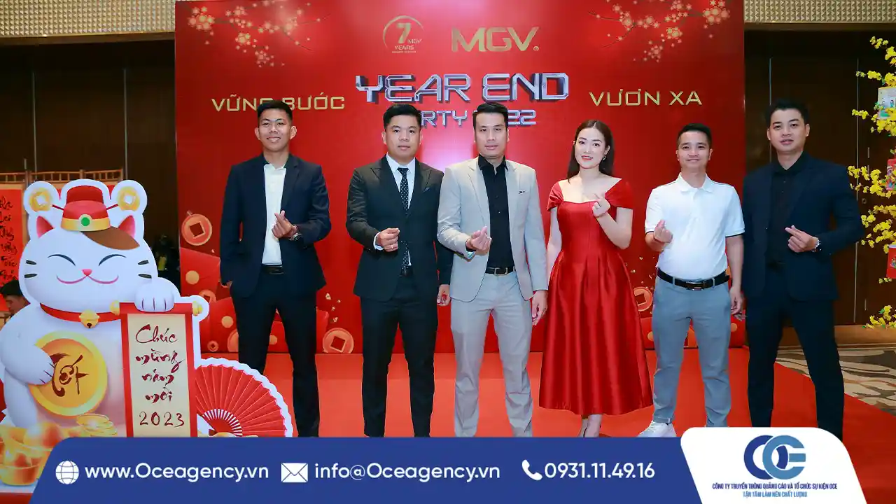 TỔ CHỨC TẤT NIÊN & KỶ NIỆM 7 NĂM THÀNH LẬP CÔNG TY MGV