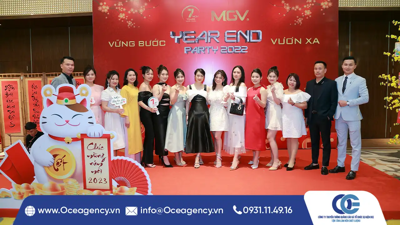 TỔ CHỨC TẤT NIÊN & KỶ NIỆM 7 NĂM THÀNH LẬP CÔNG TY MGV