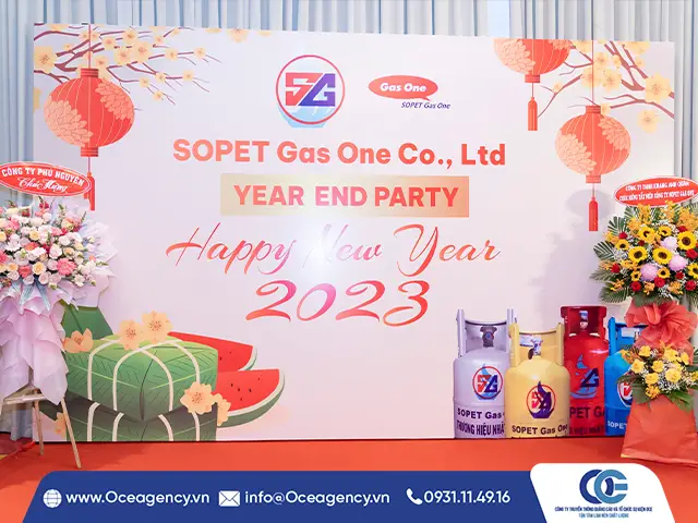 TỔ CHỨC SỰ KIỆN TẤT NIÊN CÔNG TY SOPET GAS ONE