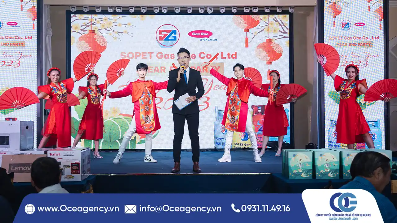 TỔ CHỨC SỰ KIỆN TẤT NIÊN CÔNG TY SOPET GAS ONE