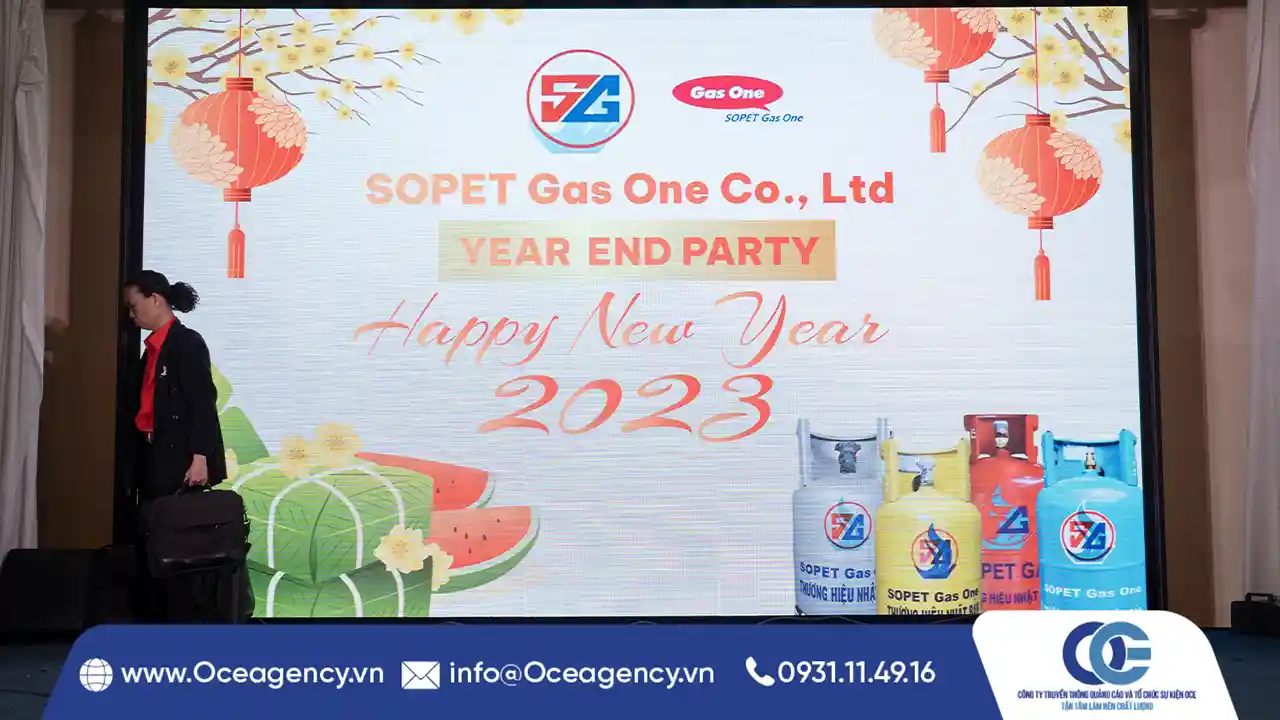 TỔ CHỨC SỰ KIỆN TẤT NIÊN CÔNG TY SOPET GAS ONE