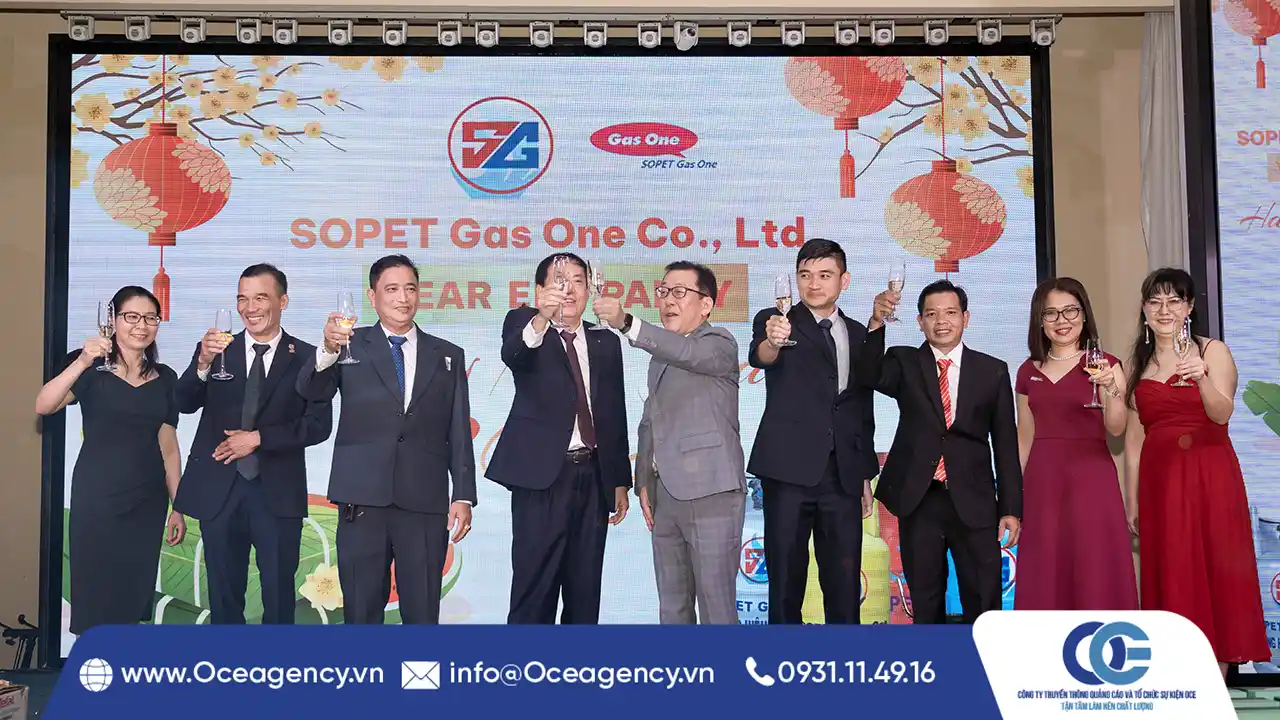 TỔ CHỨC SỰ KIỆN TẤT NIÊN CÔNG TY SOPET GAS ONE