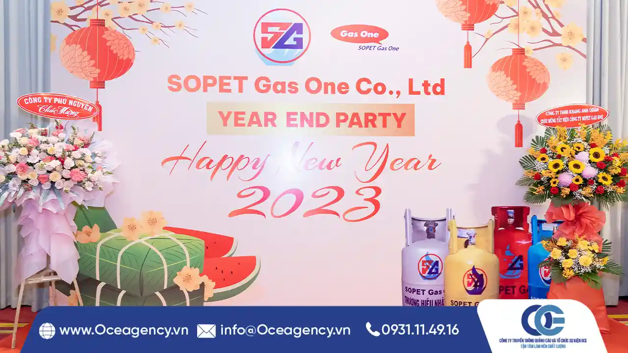 TỔ CHỨC SỰ KIỆN TẤT NIÊN CÔNG TY SOPET GAS ONE