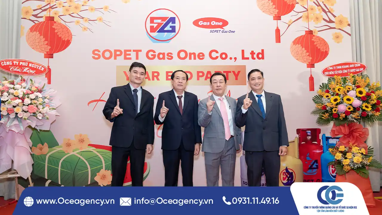 TỔ CHỨC SỰ KIỆN TẤT NIÊN CÔNG TY SOPET GAS ONE