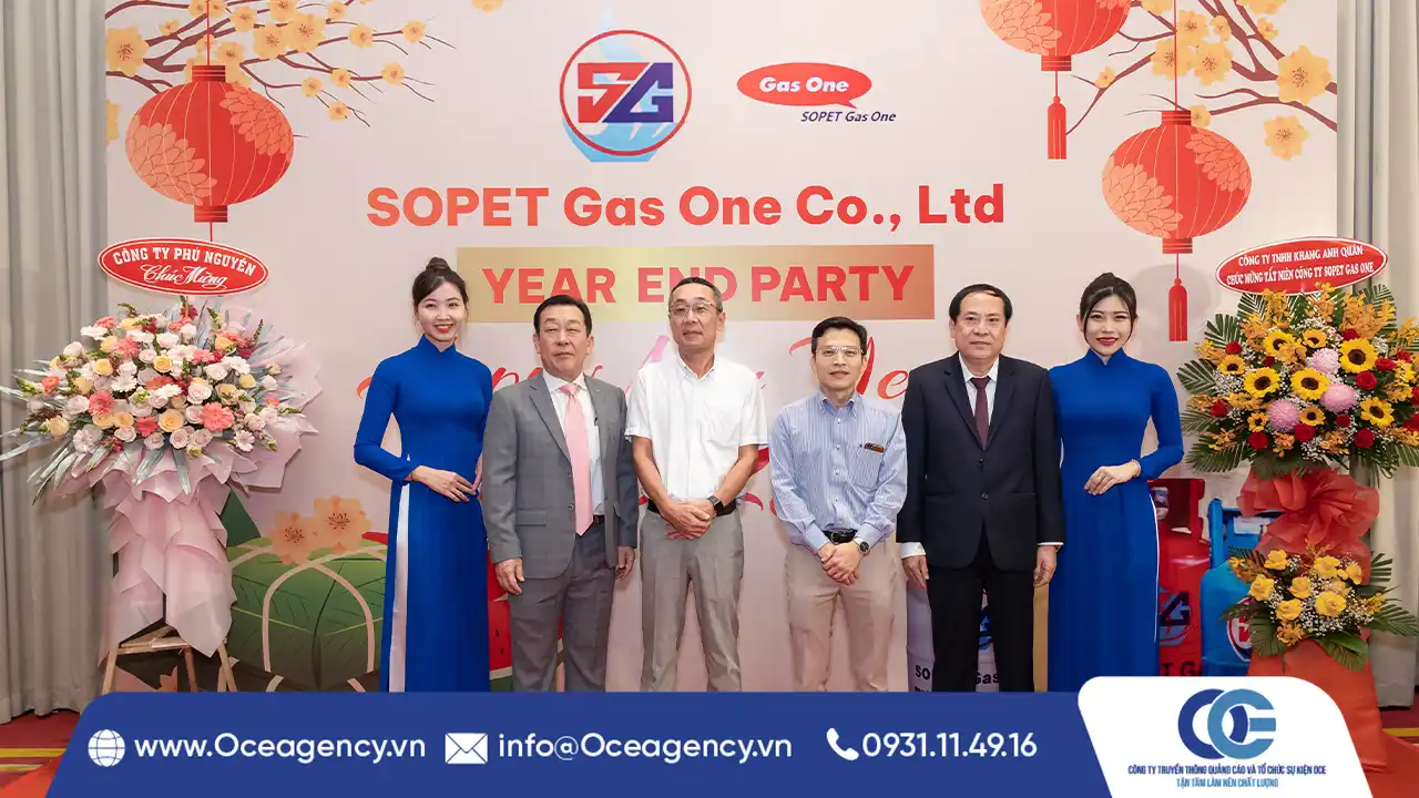 TỔ CHỨC SỰ KIỆN TẤT NIÊN CÔNG TY SOPET GAS ONE