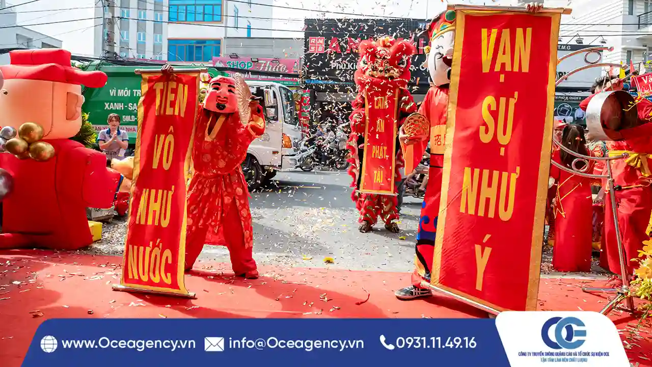 TỔ CHỨC SỰ KIỆN KHAI TRƯƠNG TIỆM VÀNG LẬP ĐỨC