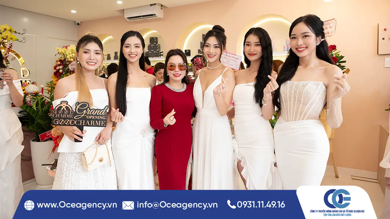 TỔ CHỨC SỰ KIỆN KHAI TRƯƠNG GOODCHARME TẠI QUẬN 5