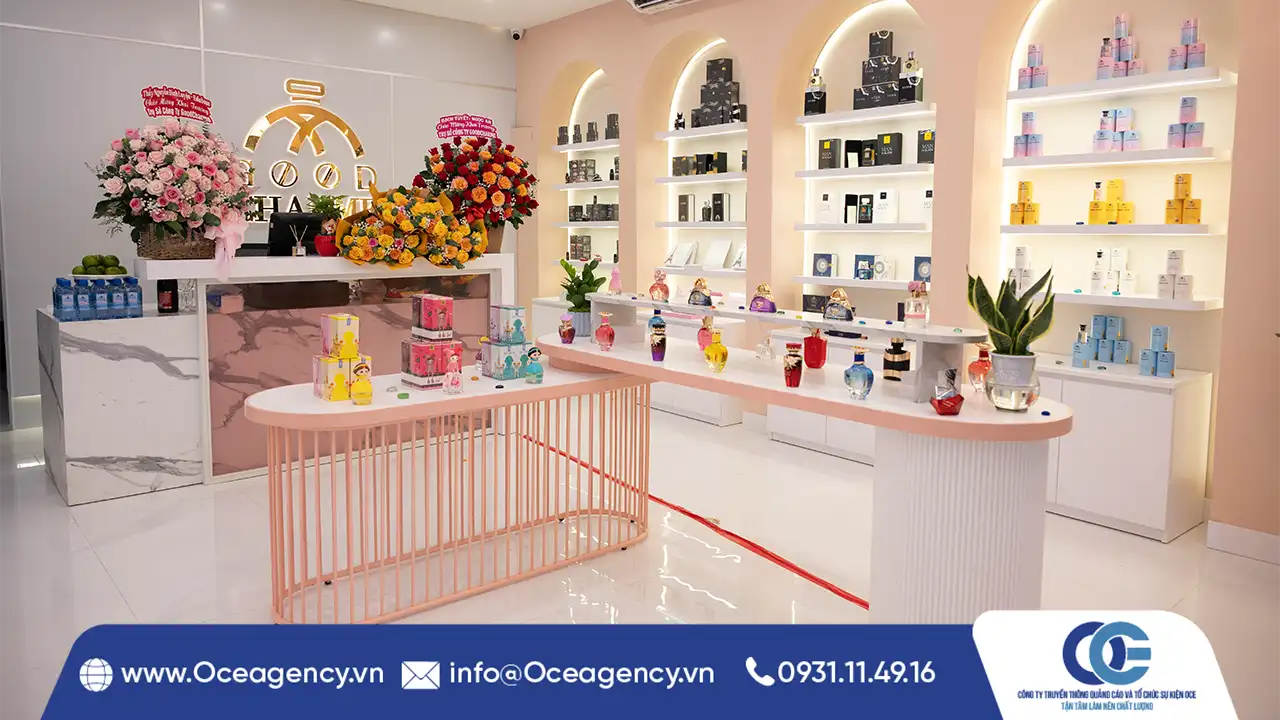 TỔ CHỨC SỰ KIỆN KHAI TRƯƠNG GOODCHARME TẠI QUẬN 5