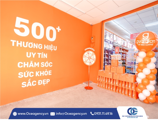 TỔ CHỨC SỰ KIỆN KHAI TRƯƠNG GUARDIAN LÊ VĂN LƯƠNG TẠI QUẬN 7