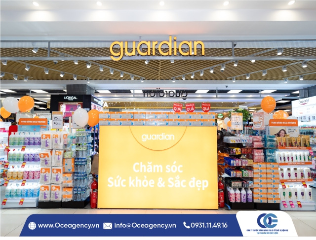 TỔ CHỨC SỰ KIỆN KHAI TRƯƠNG GUARDIAN LOTTE MART 25/8 TẠI PHÚ THỌ