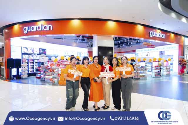 TỔ CHỨC SỰ KIỆN KHAI TRƯƠNG GUARDIAN TẠI HẢI PHÒNG