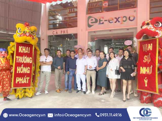 TỔ CHỨC KHAI TRƯƠNG CÀ PHÊ E-EXPO TẠI HCM