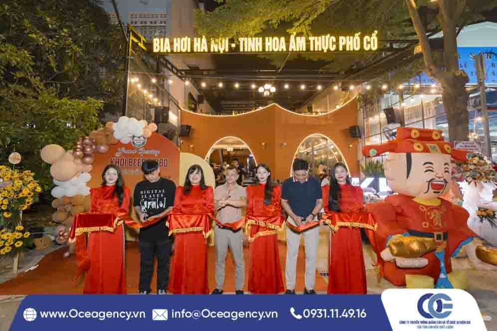 TỔ CHỨC SỰ KIỆN KHAI TRƯƠNG KHÓI BEER & BBQ TẠI QUẬN 2