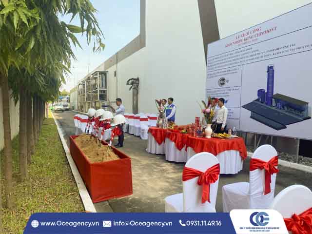 TỔ CHỨC LỄ KHỞI CÔNG HỆ THỐNG XỬ LÝ NƯỚC THẢI