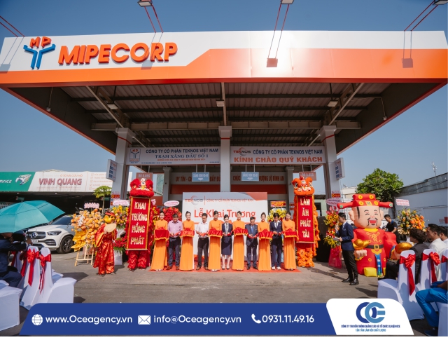 TỔ CHỨC SỰ KIỆN KHAI TRƯƠNG TRẠM XĂNG DẦU KINH DƯƠNG VƯƠNG