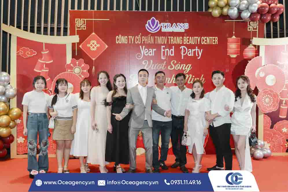TỔ CHỨC SỰ KIỆN YEAR END PARTY TMDV TRANG BEAUTY CENTER