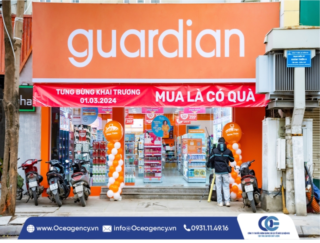 TỔ CHỨC KHAI TRƯƠNG GUARDIAN LÂM KHIÊM TẠI HÀ NỘI