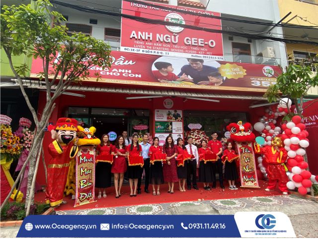 TỔ CHỨC KHAI TRƯƠNG ANH NGỮ GEE-O TẠI QUẬN 11