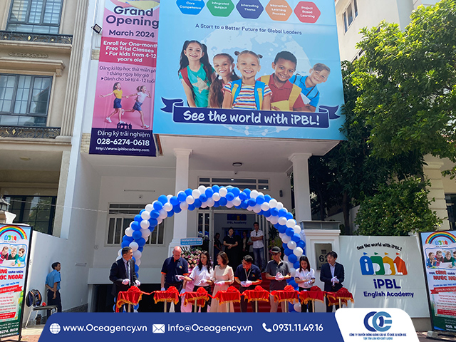 TỔ CHỨC SỰ KIỆN KHAI TRƯƠNG IPBL ENGLISH ACADEMY TẠI TP. HCM
