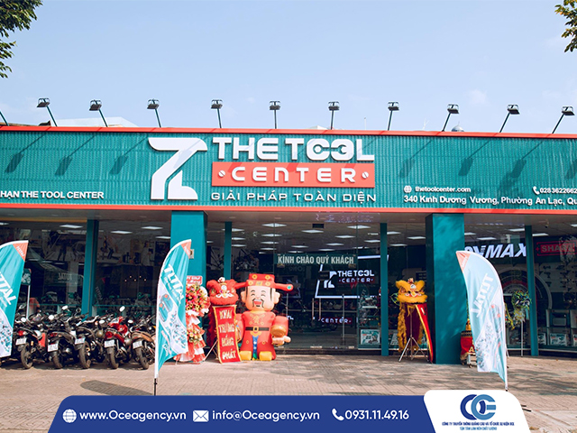 TỔ CHỨC KHAI TRƯƠNG THE TOOL CENTER TẠI  BÌNH TÂN