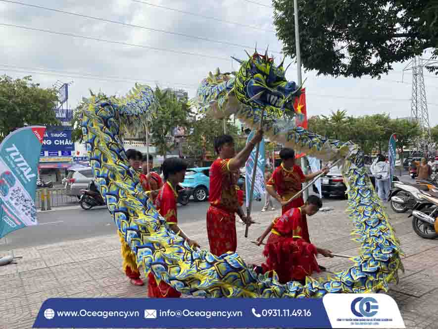 To-chuc-khai-truong-the-tool-center , doan-lan-su-rong , cho-thue-lan