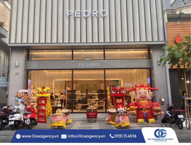 TỔ CHỨC SỰ KIỆN KHAI TRƯƠNG PEDRO TẠI QUẬN 1
