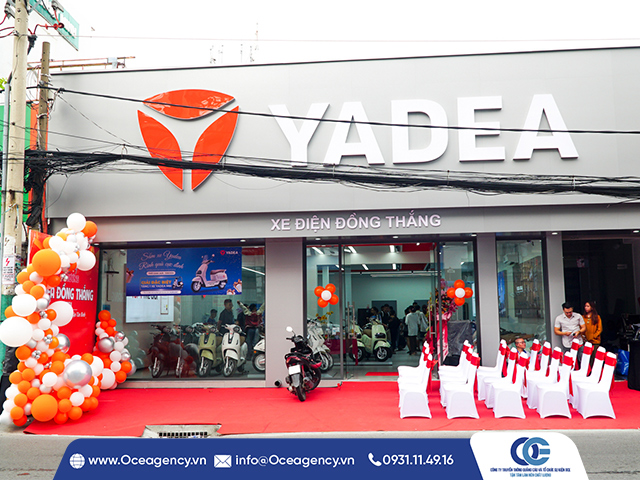 TỔ CHỨC KHAI TRƯƠNG CỬA HÀNG YADEA ĐỒNG THẮNG