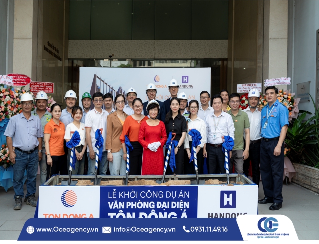TỔ CHỨC SỰ KIỆN KHỞI CÔNG DỰ ÁN TÔN ĐÔNG Á VÀ HANDONG