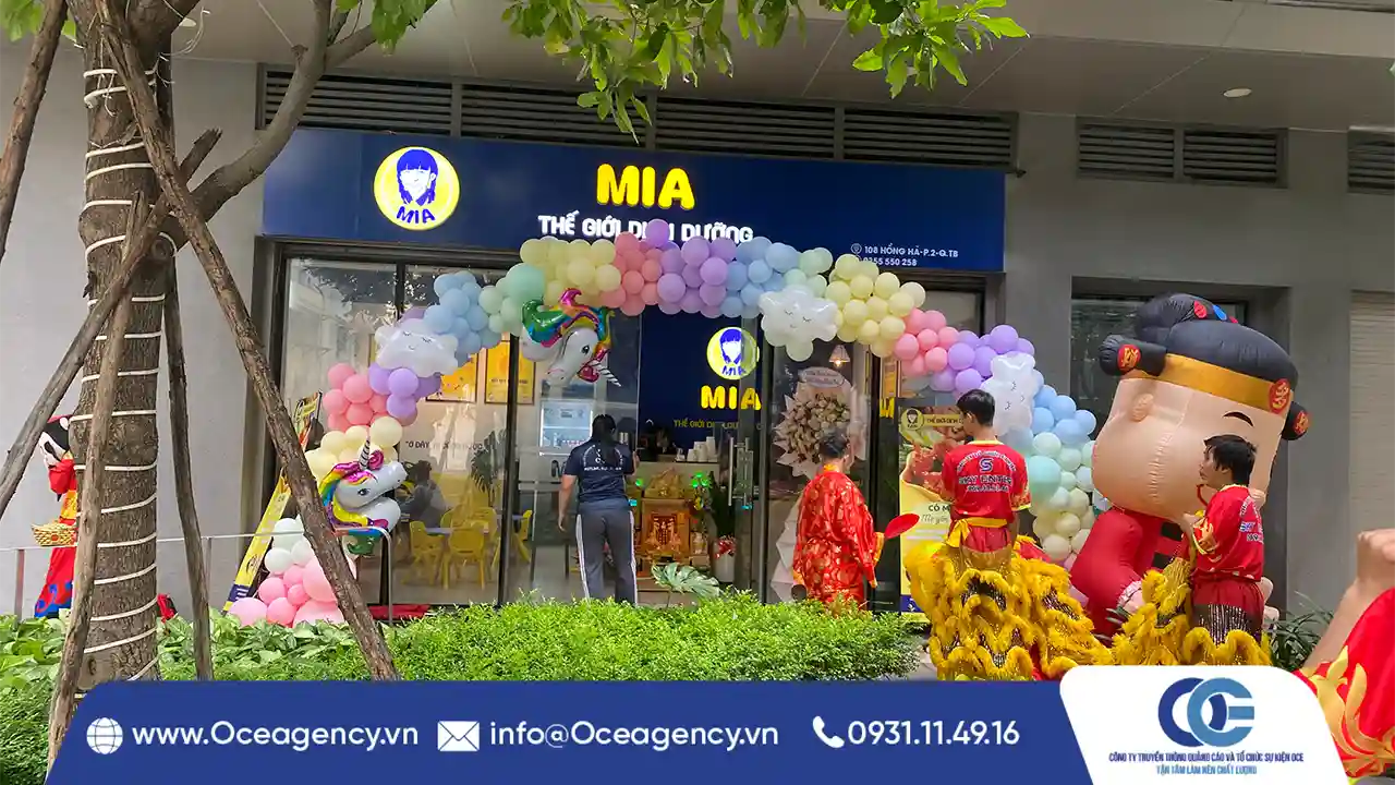 CHO THUÊ MÚA LÂN KHAI TRƯƠNG MIA TẠI BOTANICA