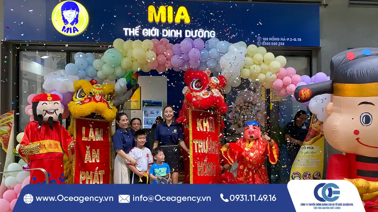 CHO THUÊ MÚA LÂN KHAI TRƯƠNG MIA TẠI BOTANICA