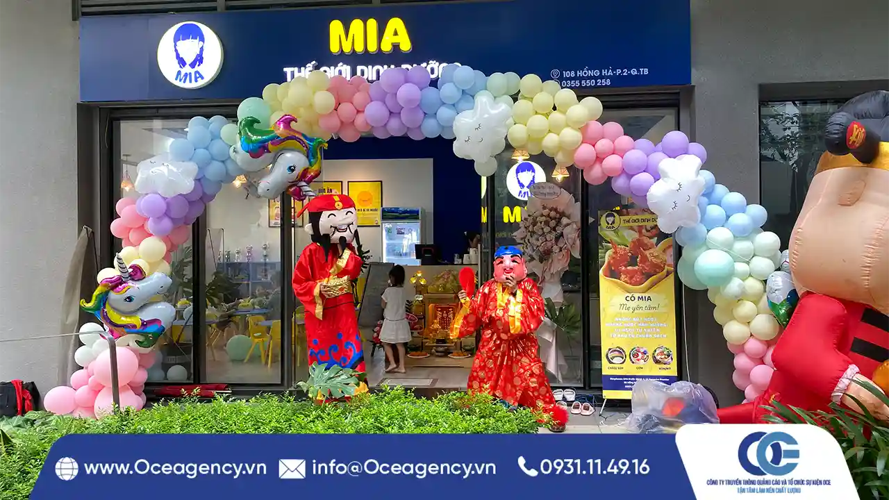 CHO THUÊ MÚA LÂN KHAI TRƯƠNG MIA TẠI BOTANICA