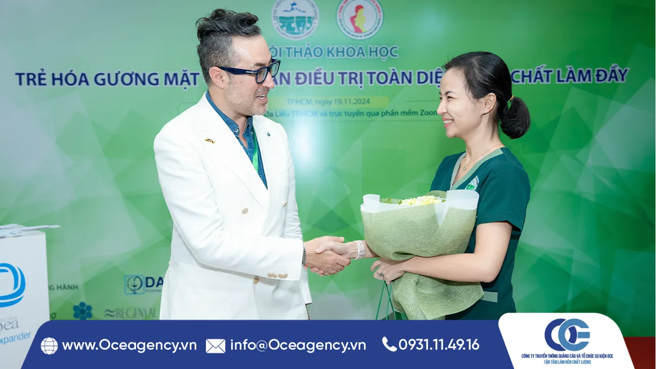 TỔ CHỨC HỘI THẢO KHOA HỌC TRẺ HÓA GƯƠNG MẶT TẠI BV DA LIỄU