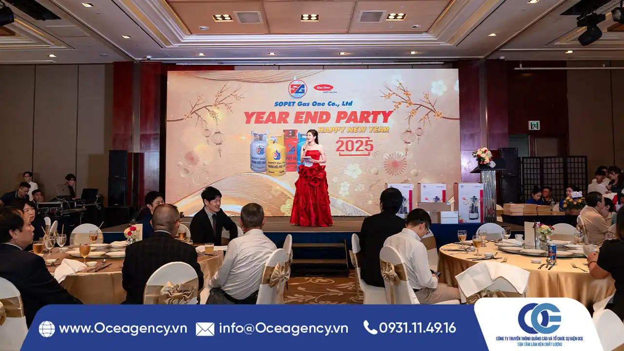 TỔ CHỨC YEAR END PARTY CÔNG TY SOPET GAS ONE