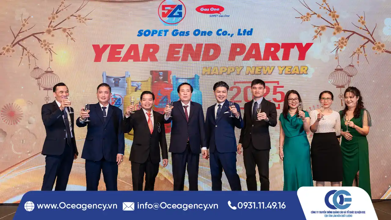 TỔ CHỨC YEAR END PARTY CÔNG TY SOPET GAS ONE
