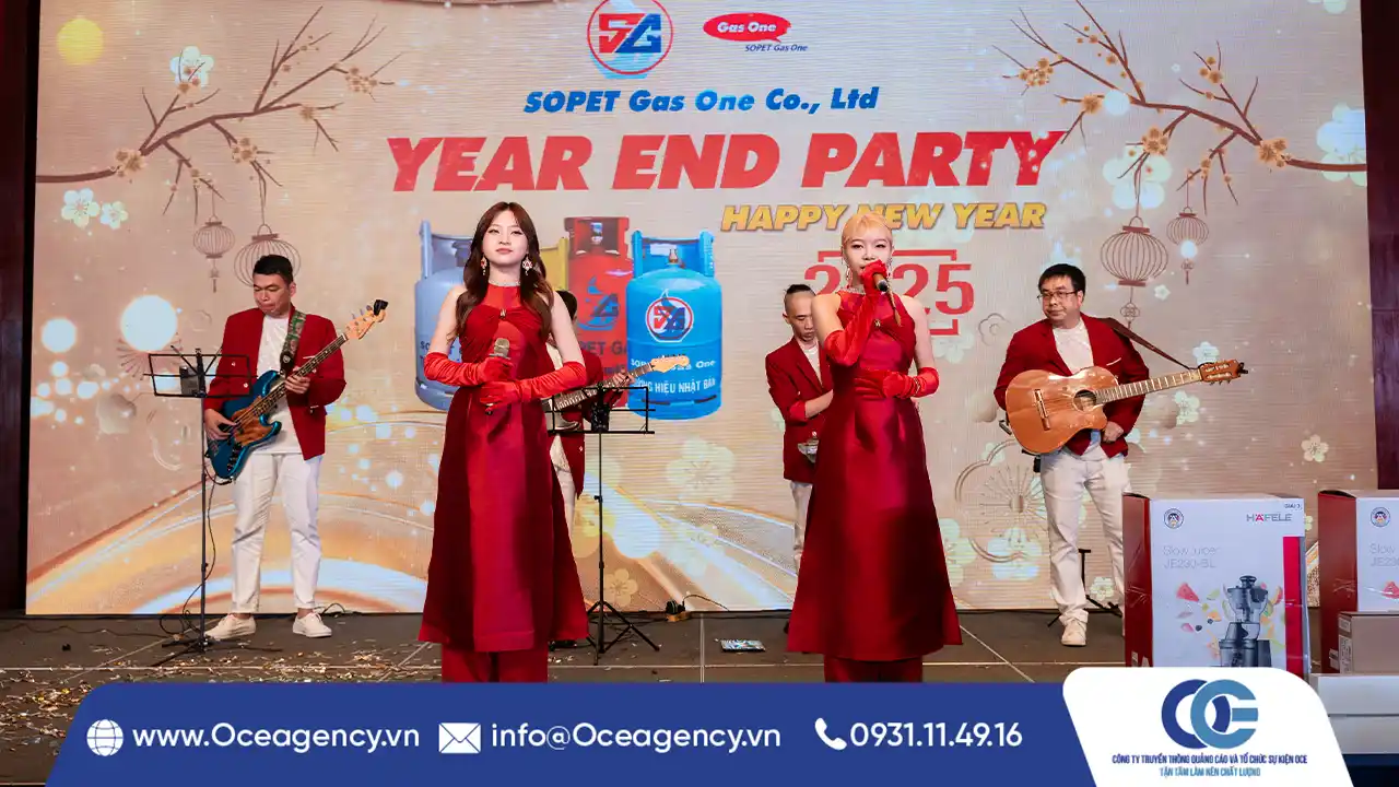 TỔ CHỨC YEAR END PARTY CÔNG TY SOPET GAS ONE