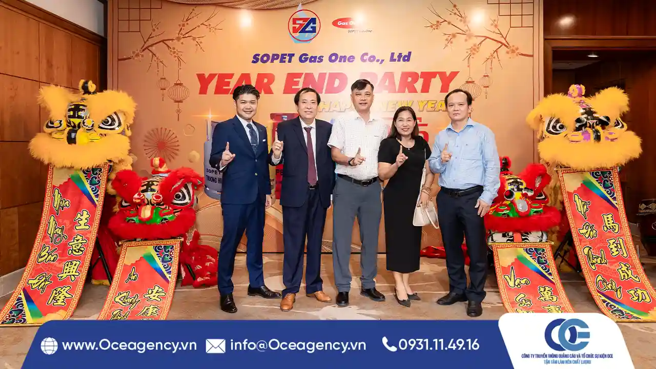 TỔ CHỨC YEAR END PARTY CÔNG TY SOPET GAS ONE